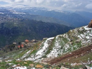 Libanon 2006 - cesta k cedrům (pauza na focení ze srázu) 